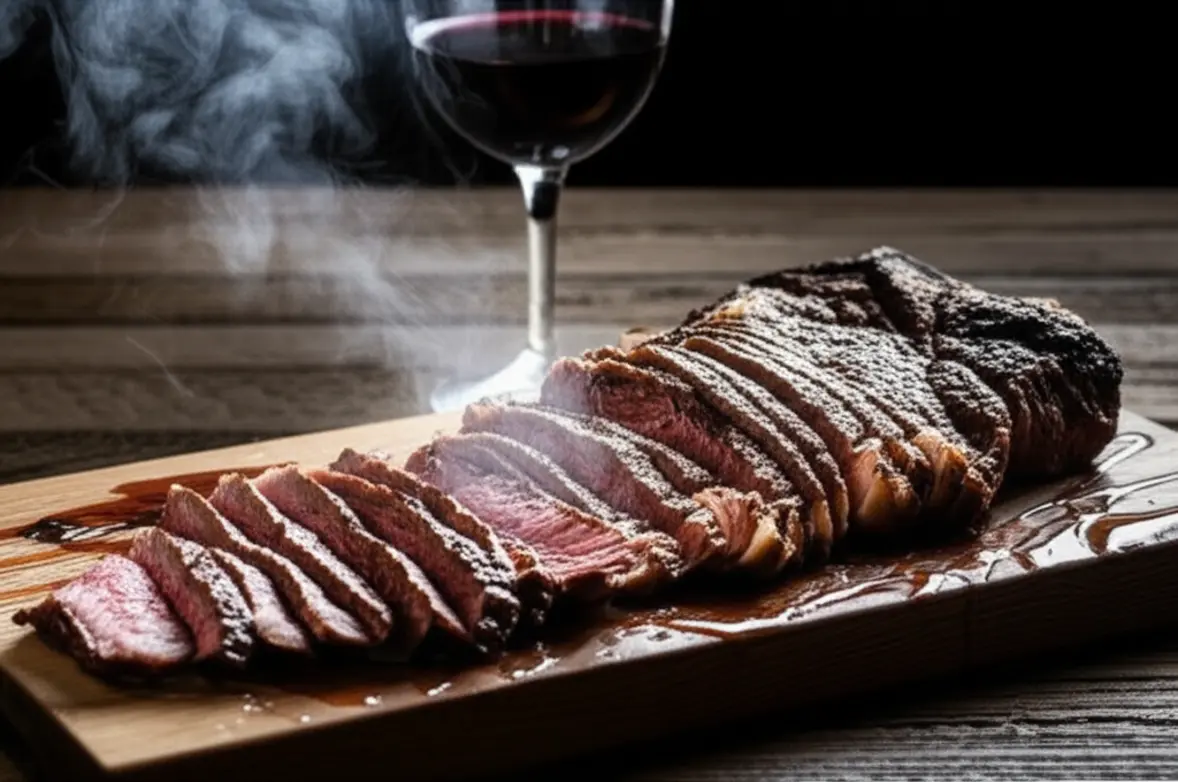 Malbec harmonizando com bife de chorizo e batatas rústicas