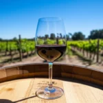 Malbec vinho taca vinhedo mendoza