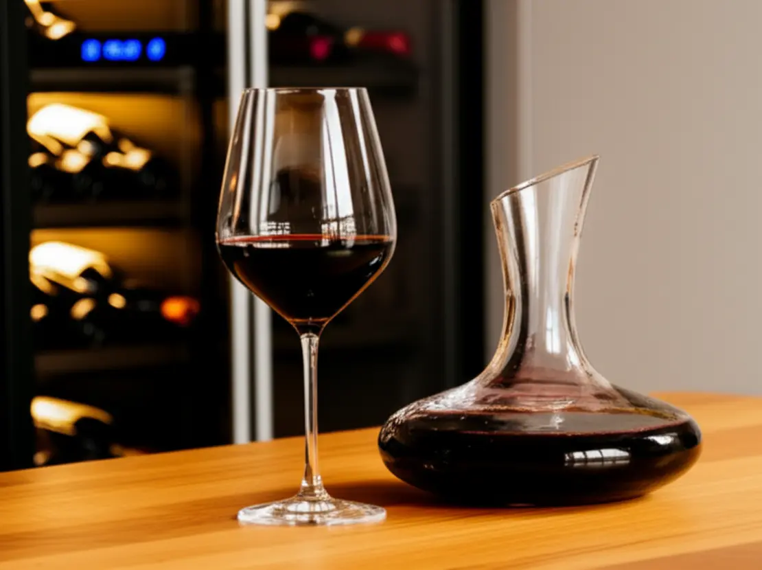 Práticas corretas de decantação e temperatura de serviço do vinho