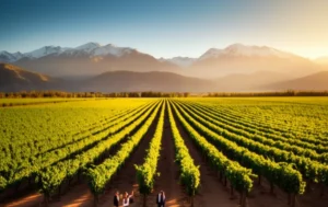 Vinhedo mendoza andes brinde