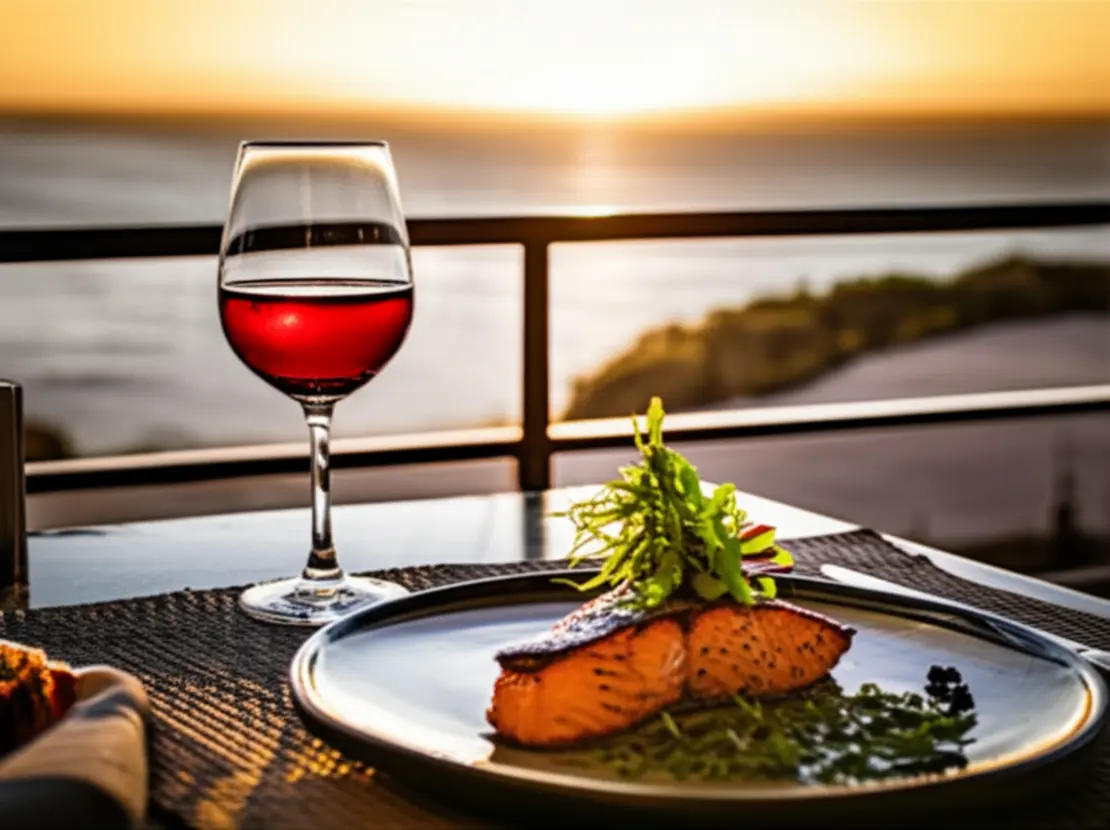 Tintos leves e rosés combinando com frutos do mar.