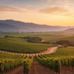 Napa valley vinhedos por do sol