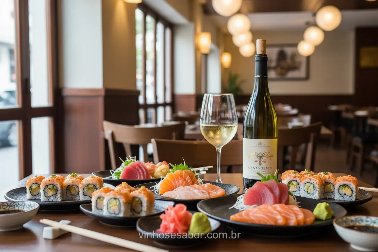 Vinho e Sushi! A combinação perfeita existe e eu vou te mostrar