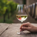 Vinho branco fresco acidez