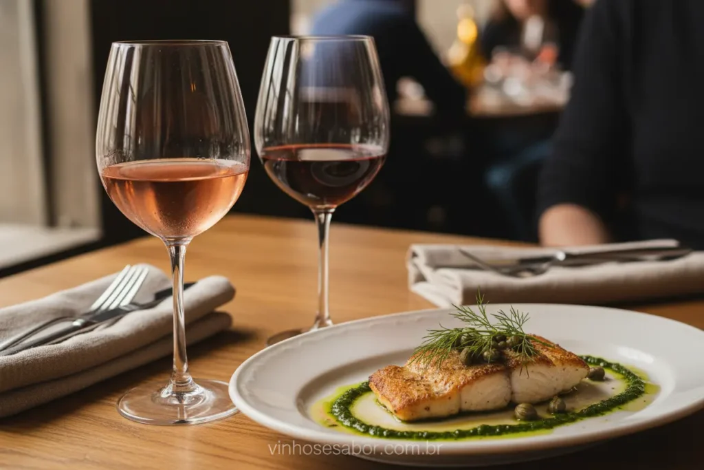 Rosés e tintos leves para harmonizar peixes de rio.
