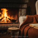 Vinho inverno aconchegante