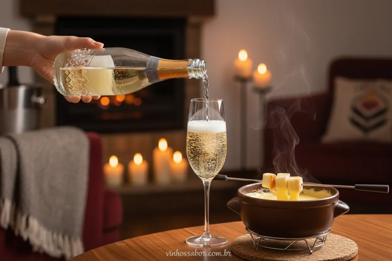 Harmonização com fondue: dicas para escolher e servir o vinho ideal.