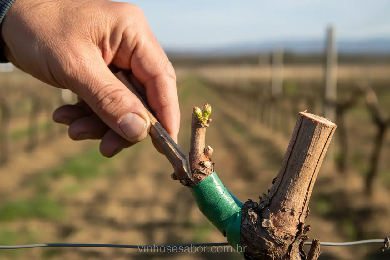Enxertia: A Solução para a Filoxera Técnica de enxertia em videira como solução à filoxera.
