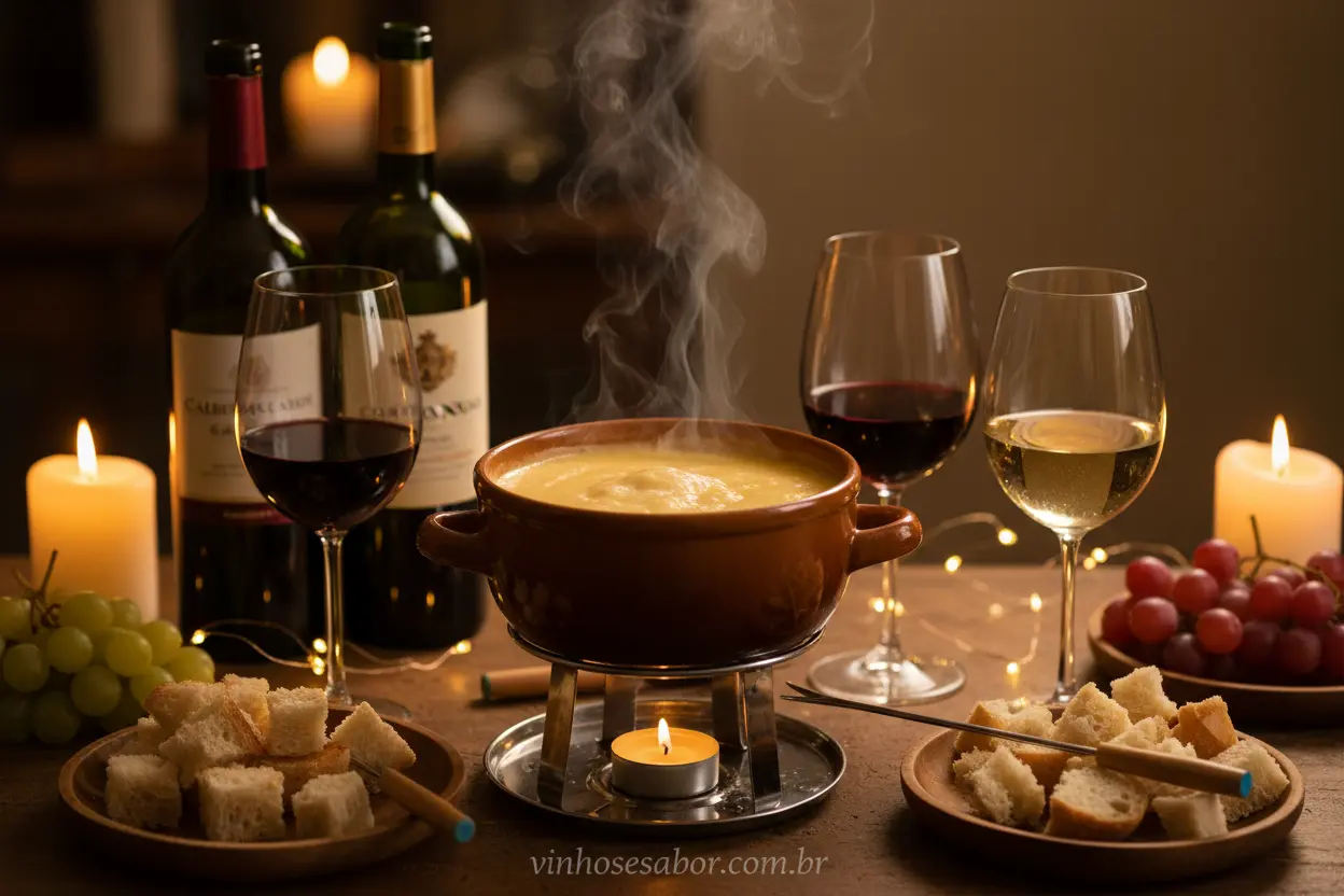 Harmonização com Fondue: Vinhos que Transformam sua Noite!