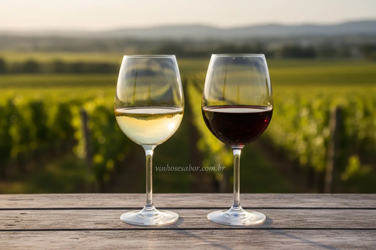 Vinho Branco ou Tinto! As Principais Diferenças que Você Precisa Saber