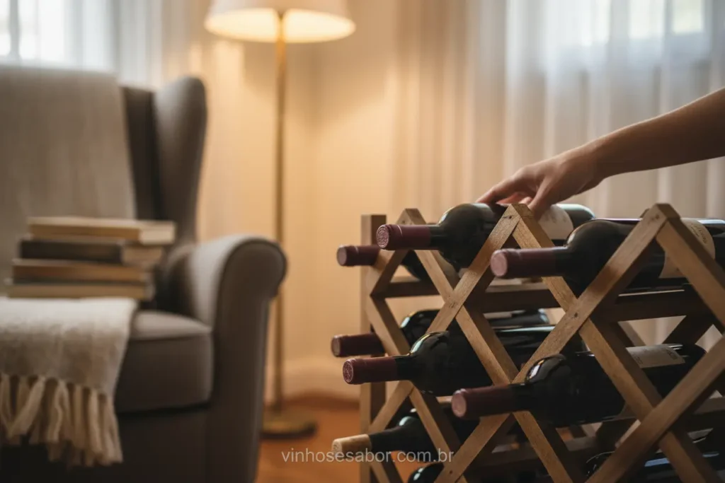 Como guardar vinho em casa corretamente.