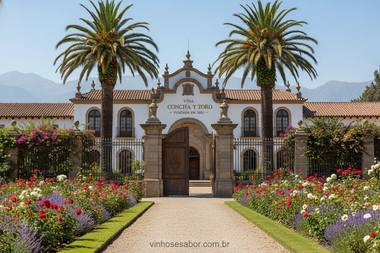 Entrada Histórica Concha y Toro Entrada da vinícola Concha y Toro
