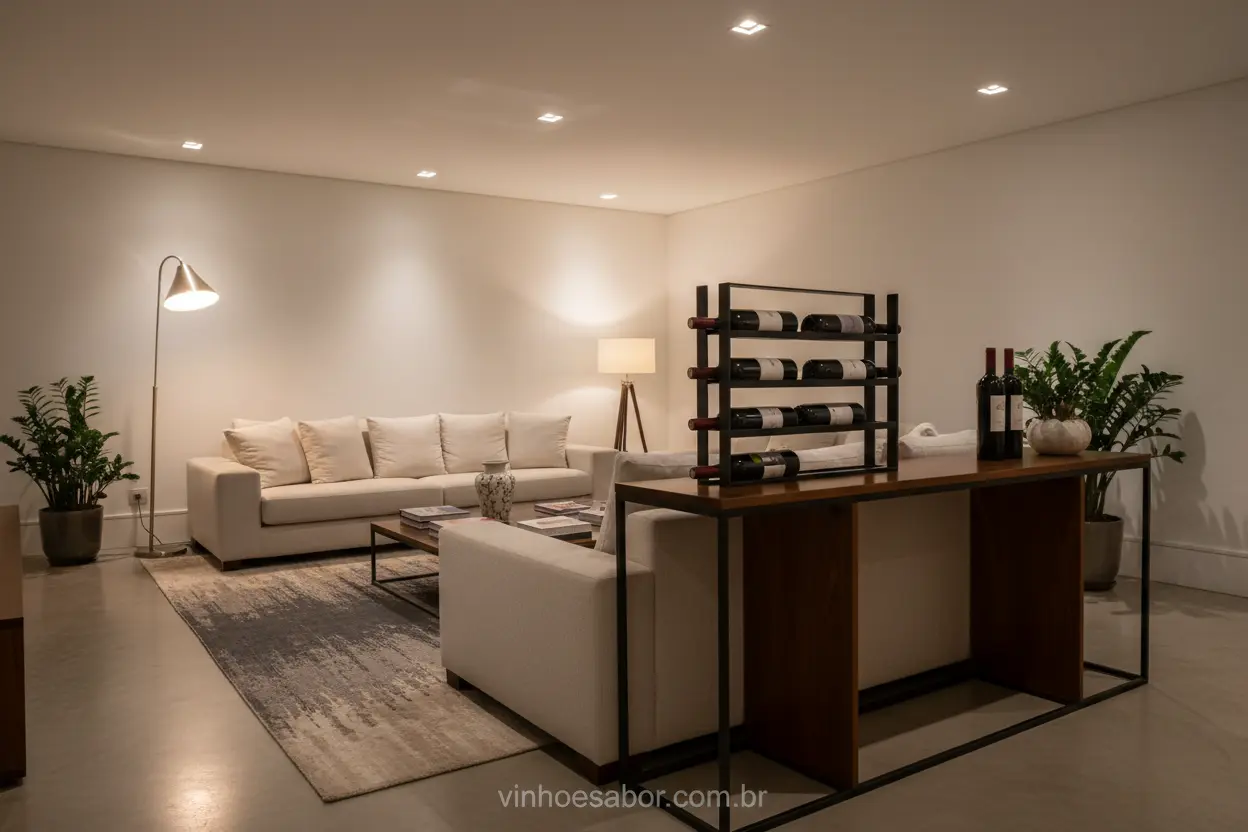 Armazenar vinho em casa sem adega.