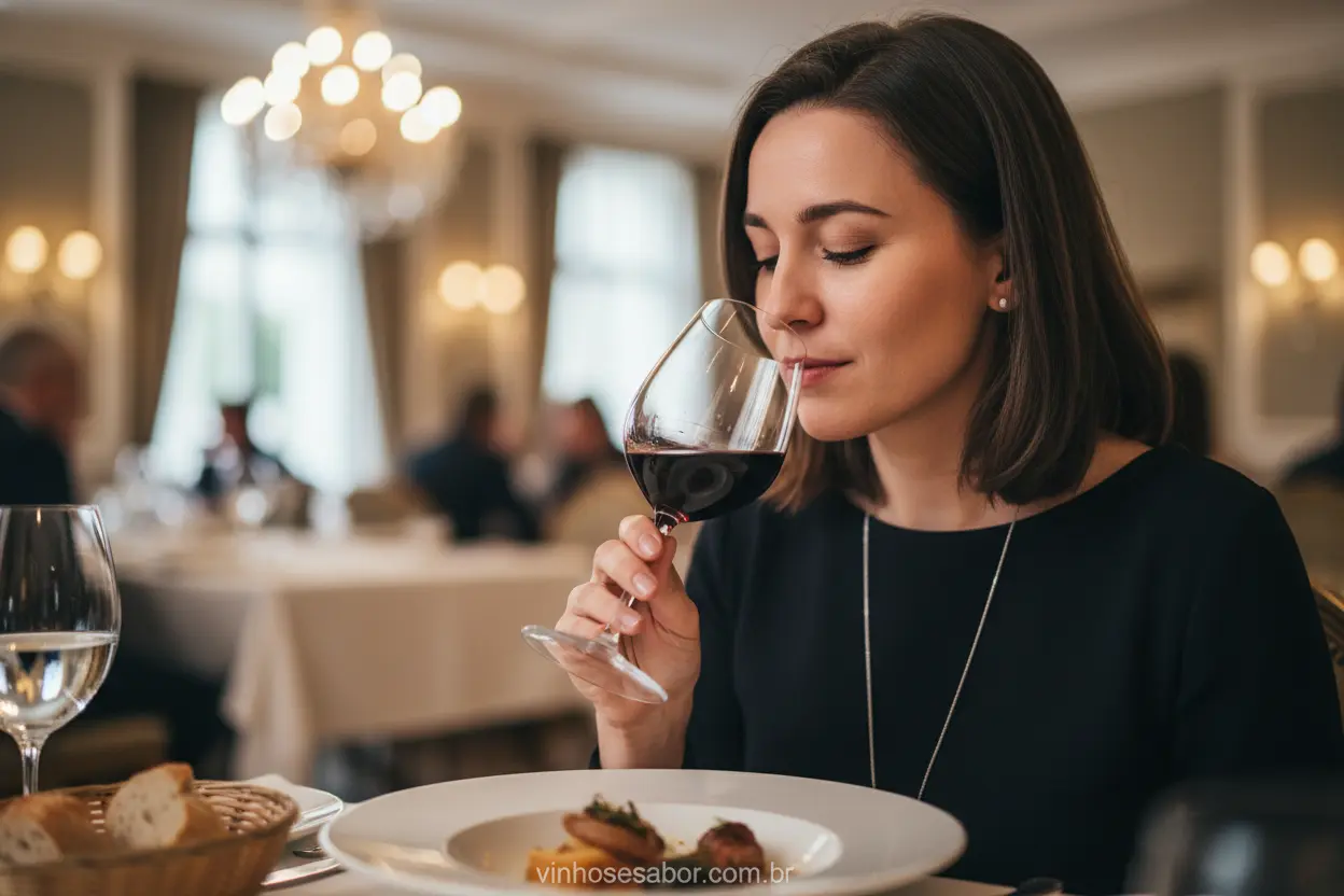 Como degustar um vinho tinto