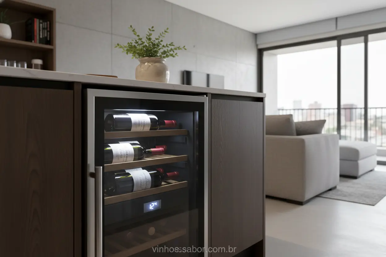 Armazenamento de vinho em pequenos espaços