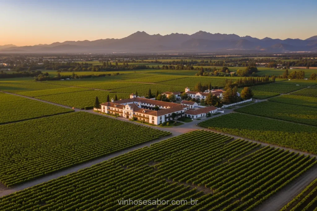 Vinícola Concha y Toro vista panorâmica